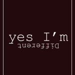 Yes I'm Different