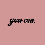 You can