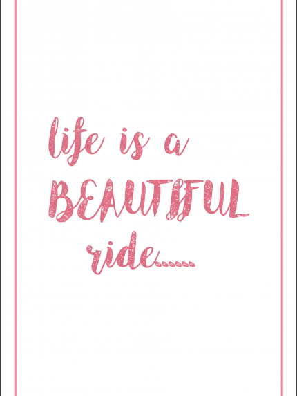 Iife is a beautiful ride...