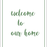 Welcome to our home