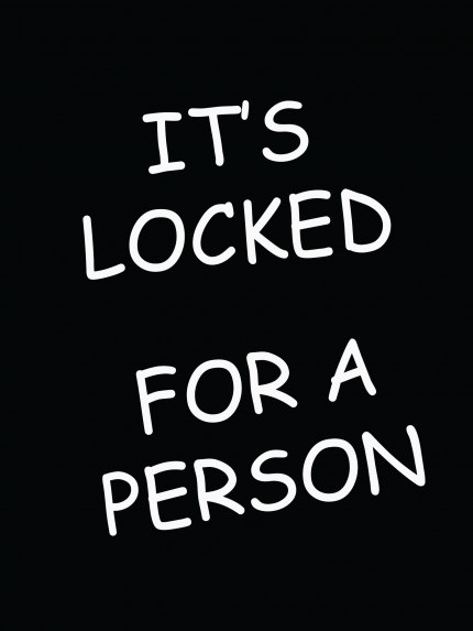 It's Locked For A Person