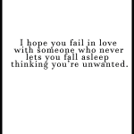 I hope you fail in love