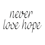 Never love hope