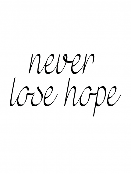 Never love hope