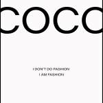 Coco i dont do fashion i am fashion