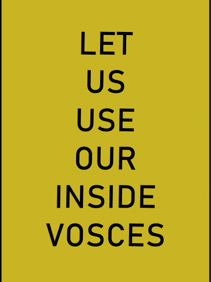 Let us use our inside vosces