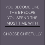 You become like the 5 people.