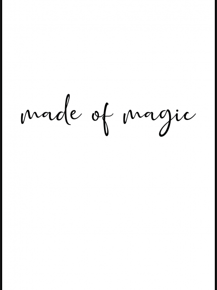 Made of magic adic