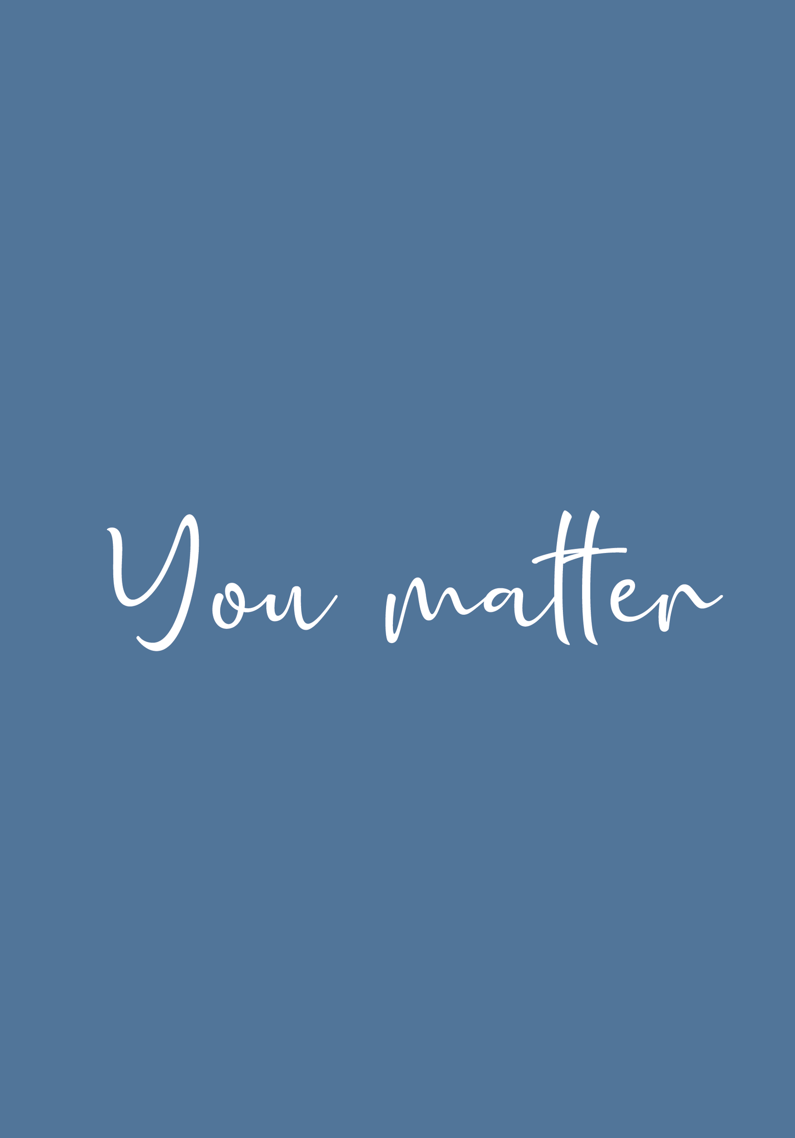 100-0879 You matter - Image 1