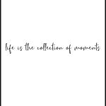 life is the collection of moments