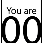 You are 00