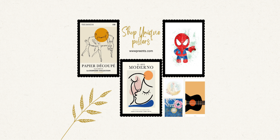 Brown & Beige Minimalist Mood Board Photo Collage Facebook Post (900 × 450px)