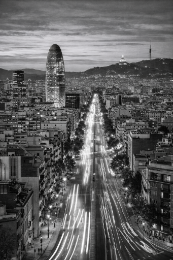 Black and white Barcelona_1