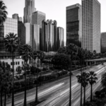 Black and white Los Angeles_1