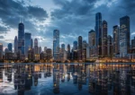 Plexiglass Cityscape 8 - Image 2