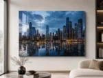 Plexiglass Cityscape 8