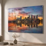 Plexiglass Cityscape 9