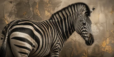 elegant_zebra_in_soft_studio_light - Image 2