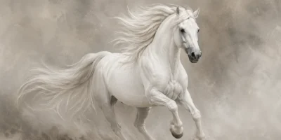 grace_in_motion_a_white_stallion - Image 2