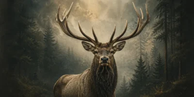 majestic_elk_in_a_misty_forest - Image 2
